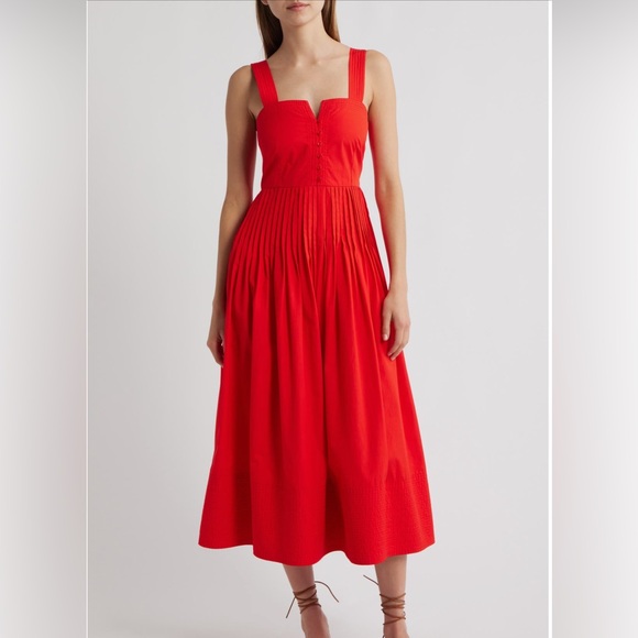 THE GREAT. Dresses & Skirts - The Great Day Break Pleated Maxi Dress